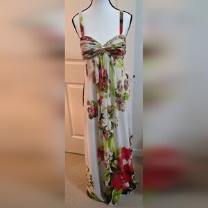 Formal floral maxi dress
